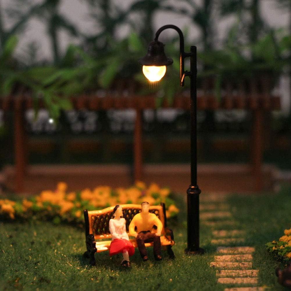 Bancos de Calle para Parque 12pcs ZY35087OB Escala 1:87