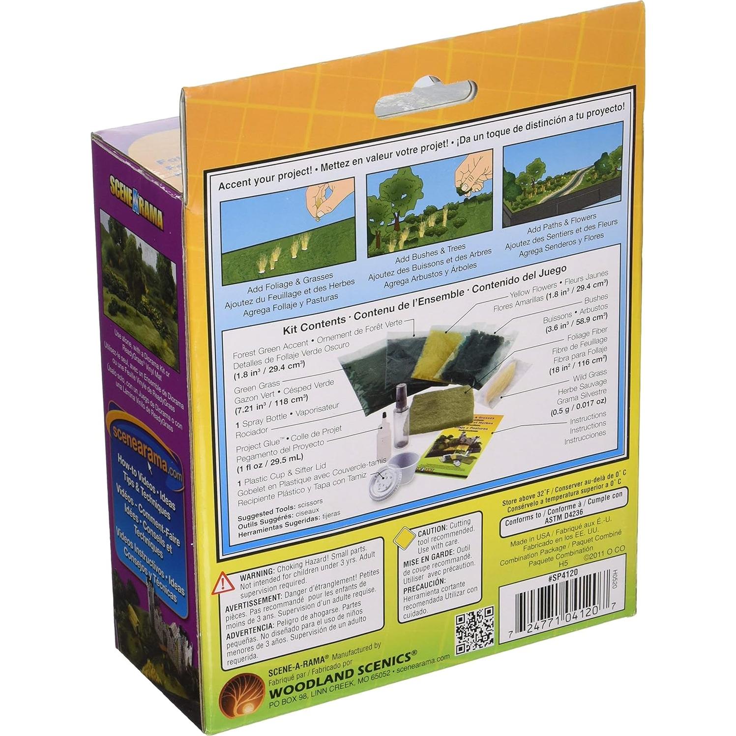 Kit de Follaje y Grasses Woodland Scenics SP4120 159g