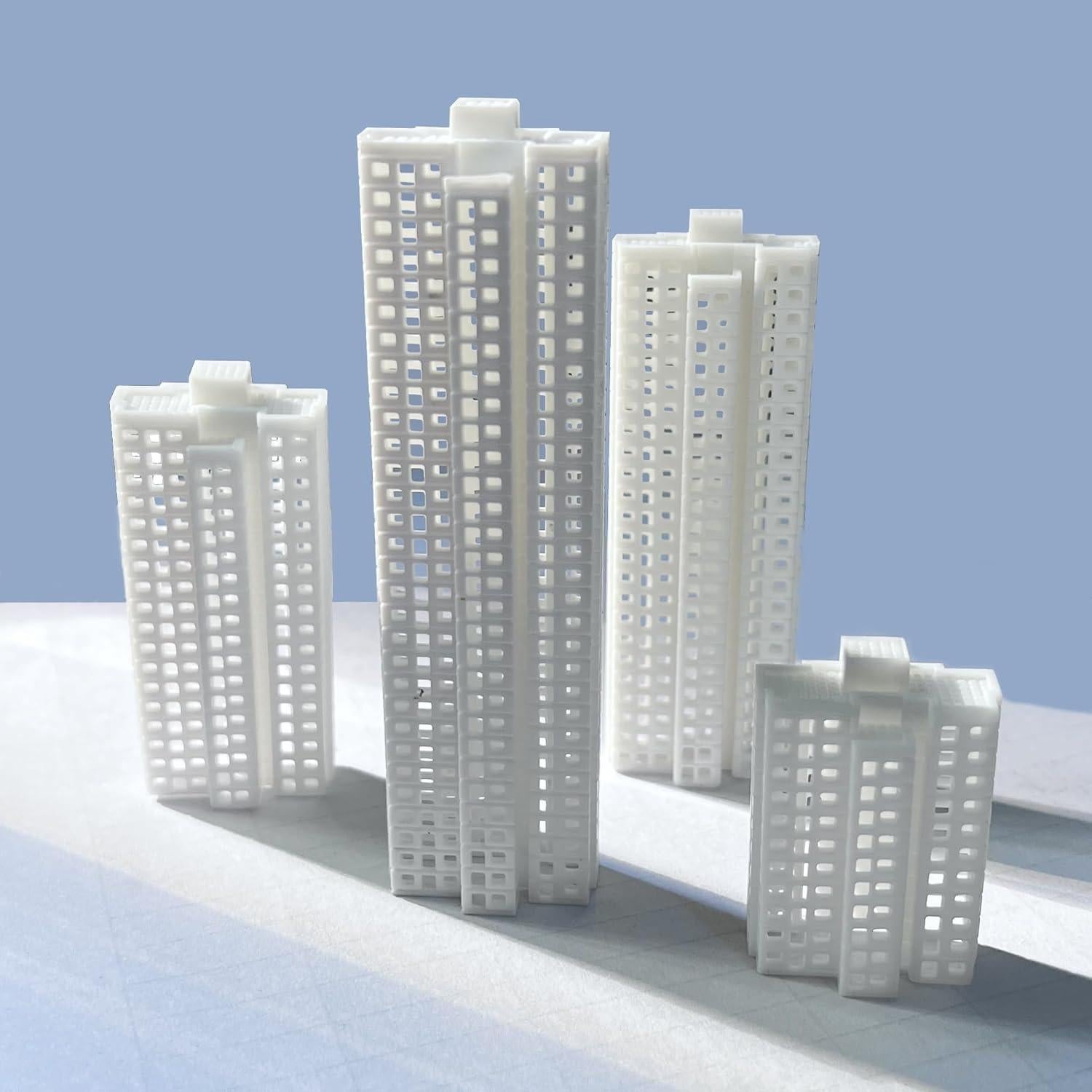 Conjunto de Estatuas de Jardín Miniatura Attuslla 4 PCS 1:800