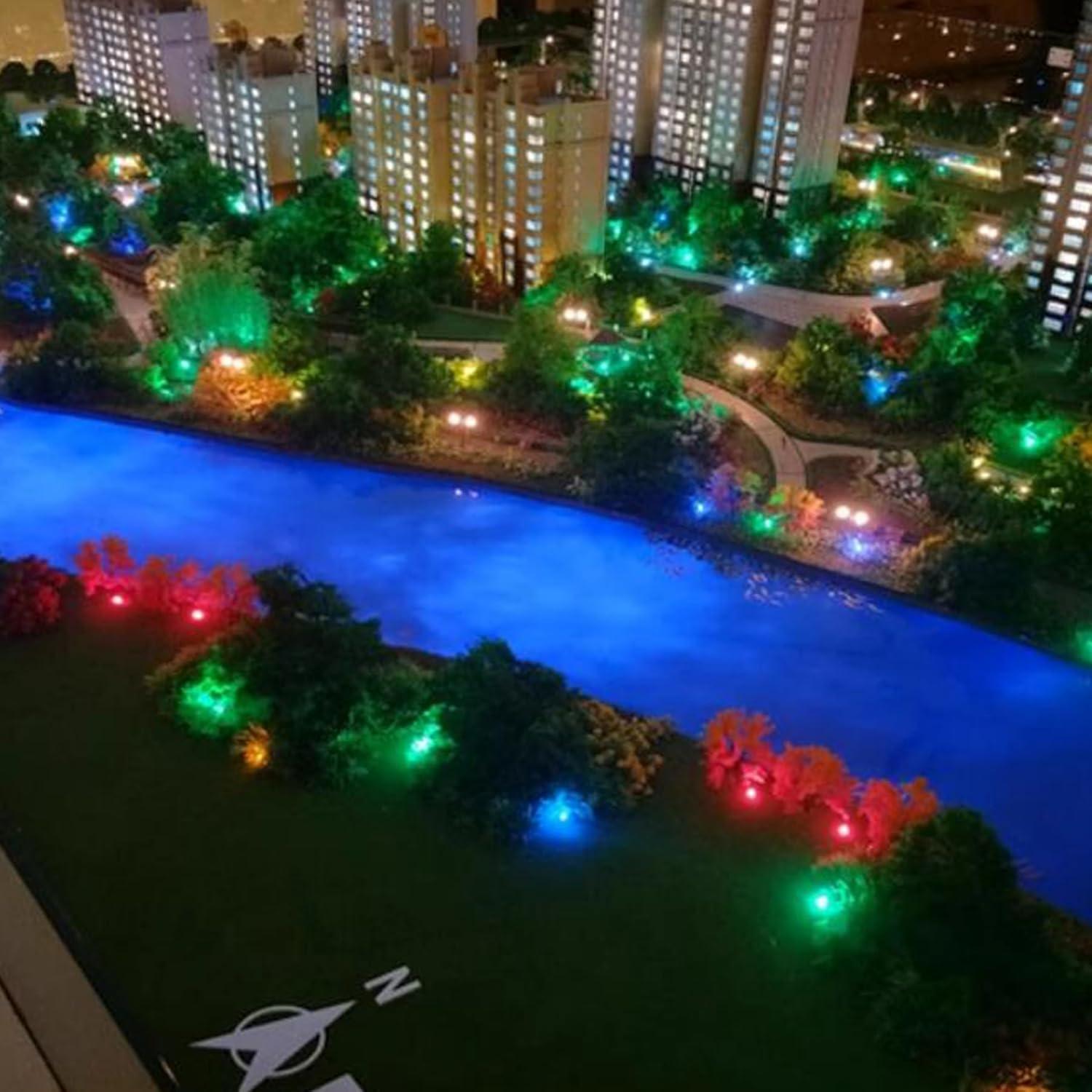 Conjunto de Estatuas de Jardín Miniatura Attuslla 4 PCS 1:800