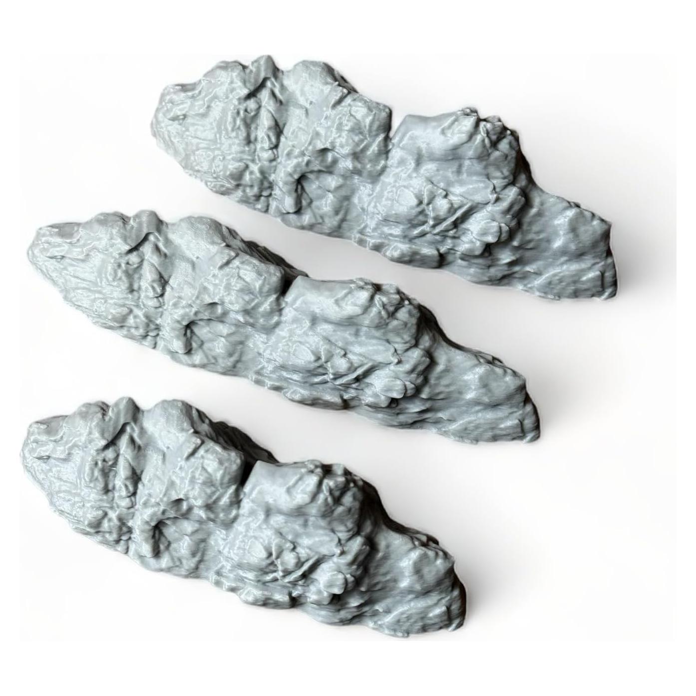 Conjunto de Miniaturas de Tofer 3 Formaciones Rocosas 28mm