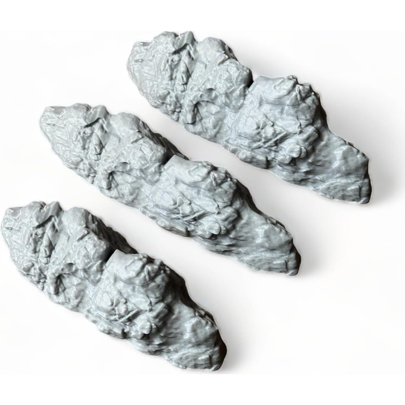 Conjunto de Miniaturas de Tofer 3 Formaciones Rocosas 28mm