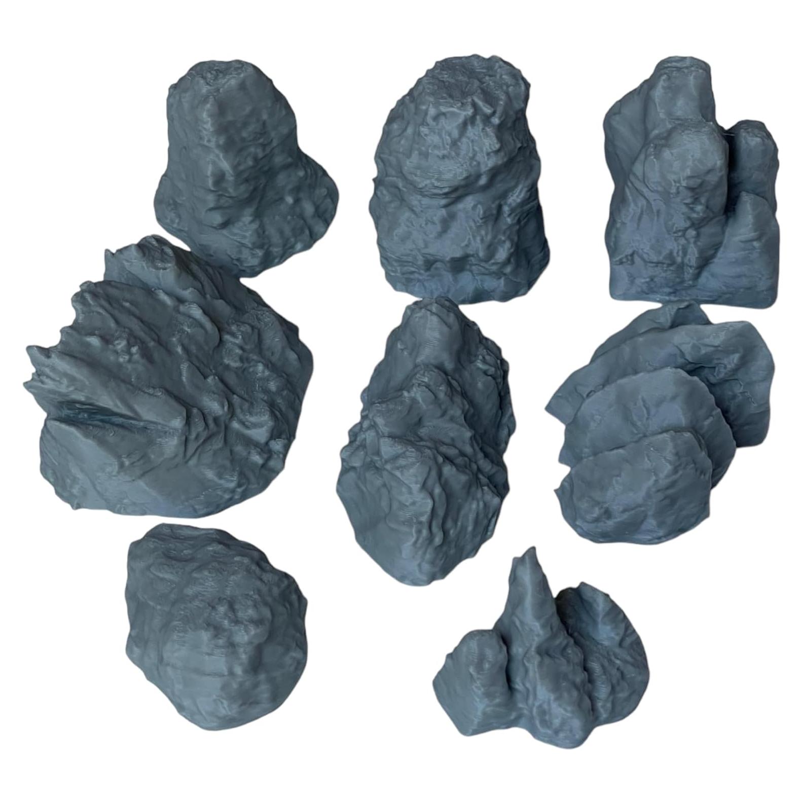 Conjunto de Miniaturas de Terreno Tofer 8 Piezas 28mm