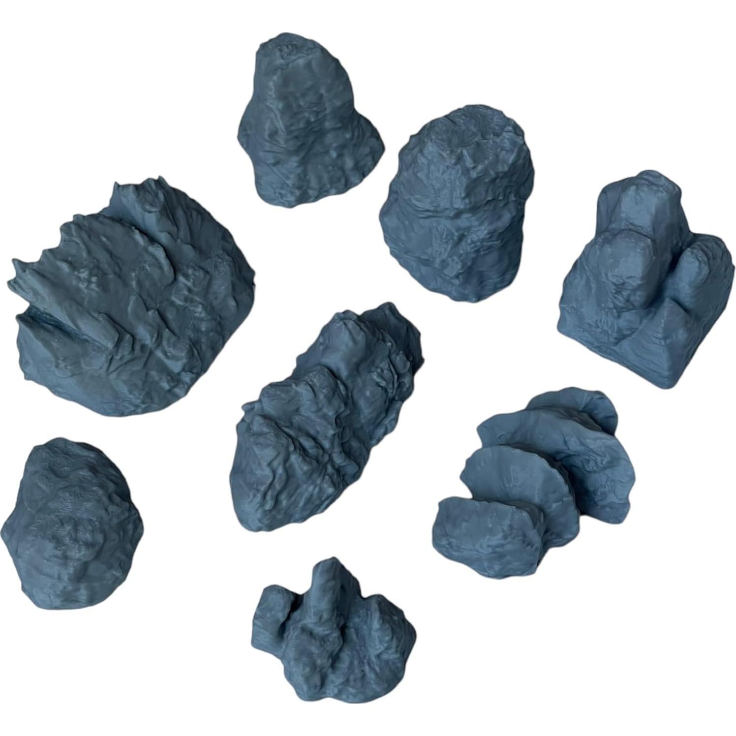 Conjunto de Miniaturas de Terreno Tofer 8 Piezas 28mm