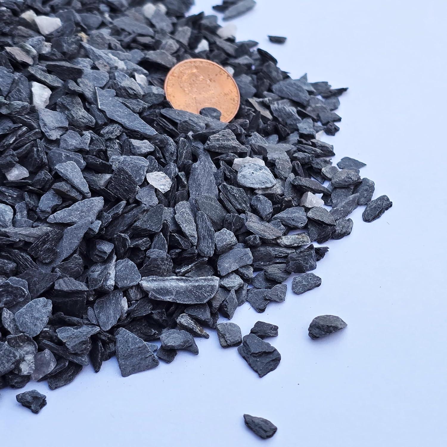 Grava de piedra pizarra natural 1/8 a 1/4" 0.45 kg Small World