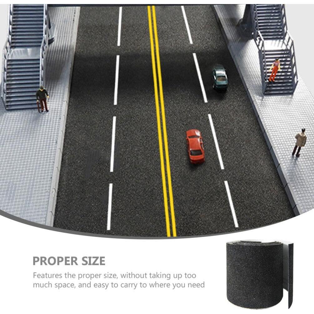 Cinta de Carretera Negra Autoadhesiva GANAZONO 500cm