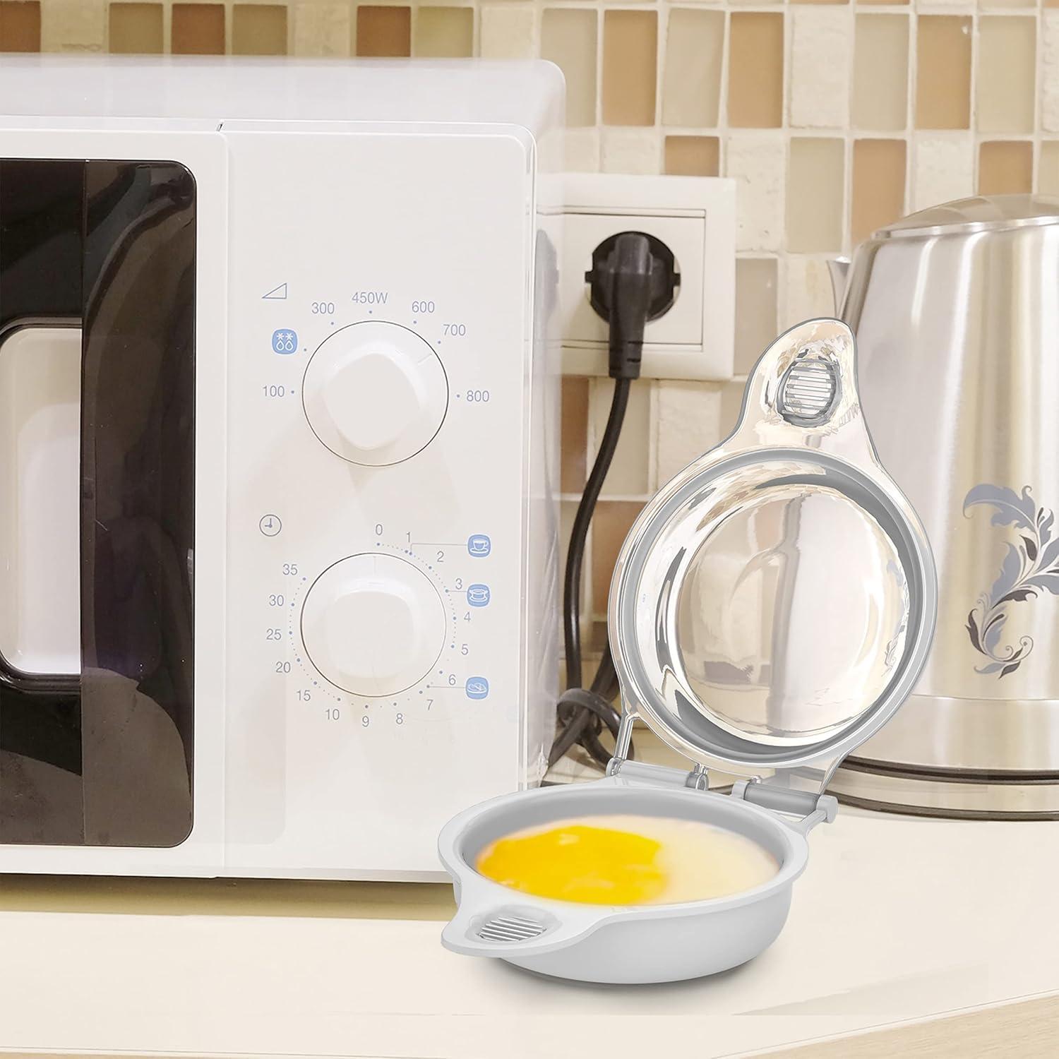 Cocedor de Huevos Chef Buddy para Microondas - 2 Huevos en 45s
