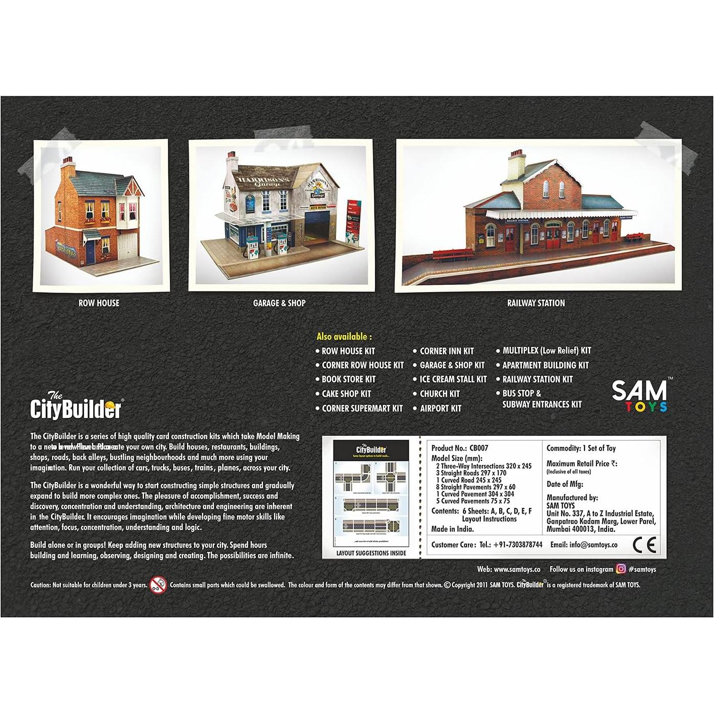 Kit de Maqueta Carreteras y Aceras The CityBuilder CB007