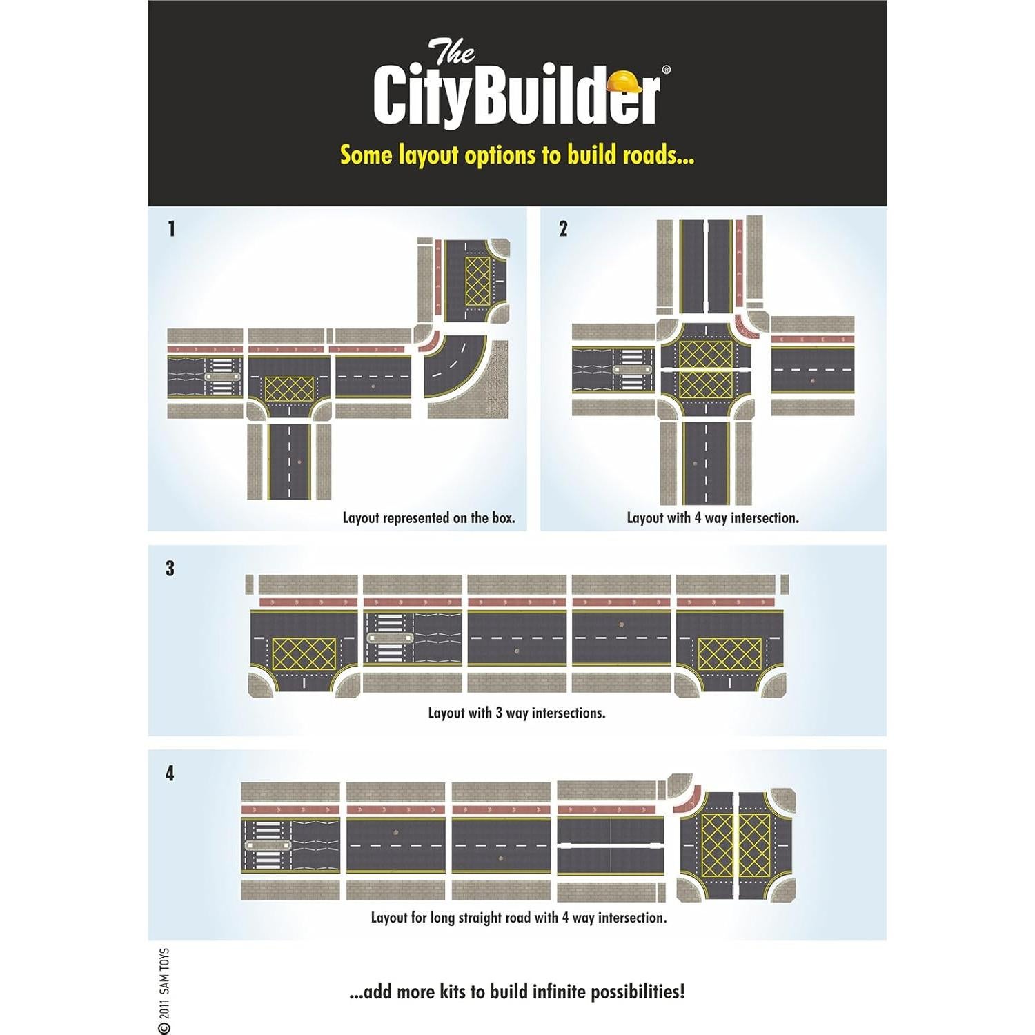 Kit de Maqueta Carreteras y Aceras The CityBuilder CB007