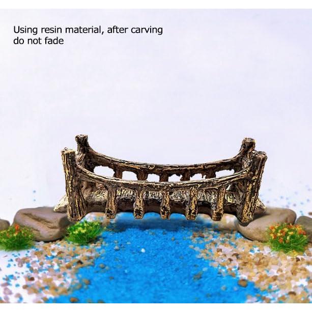 Set de Puentes en Miniatura y Musgo para Jardín DIY