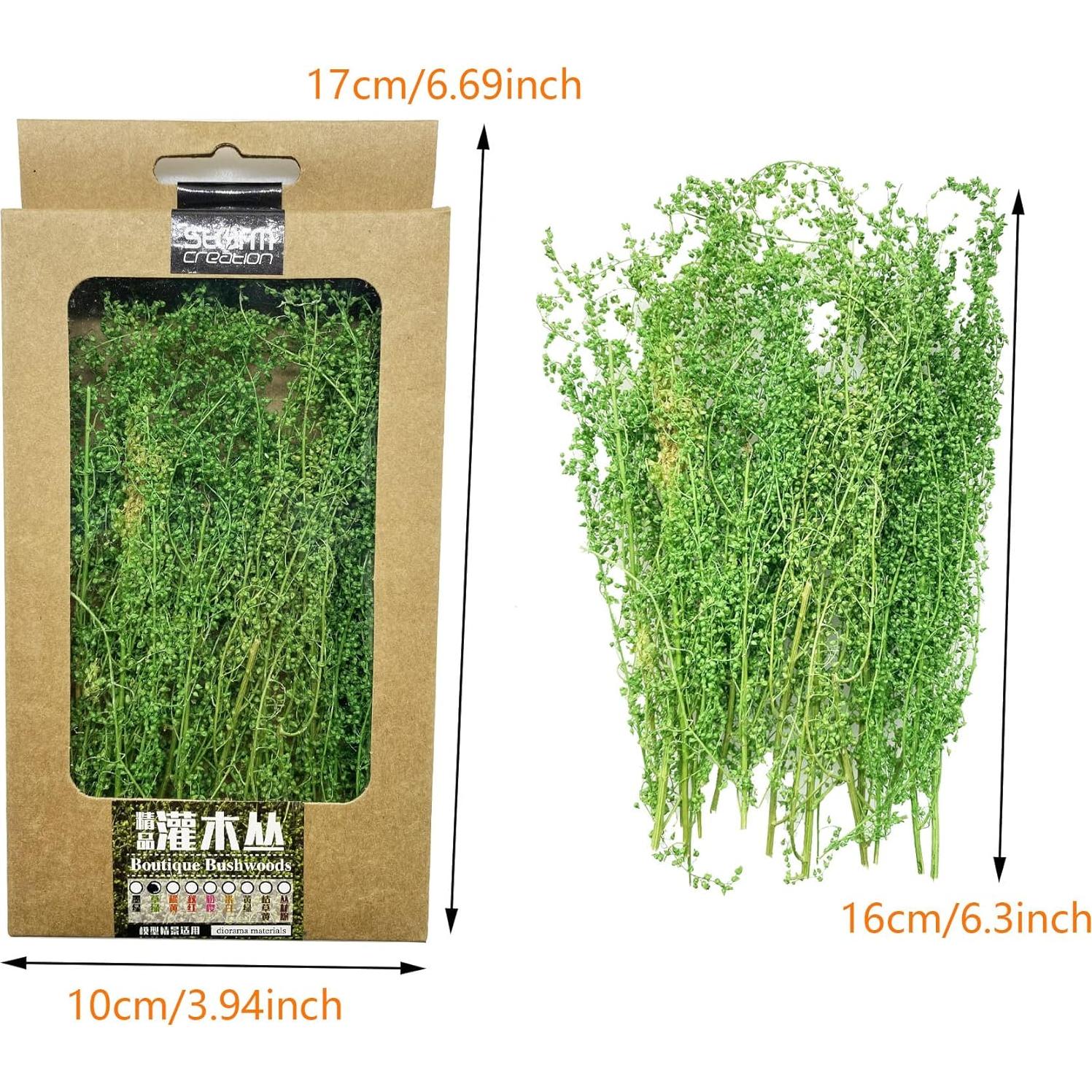 Arbustos Miniatura Cayway Verde para Modelismo 10x10 cm