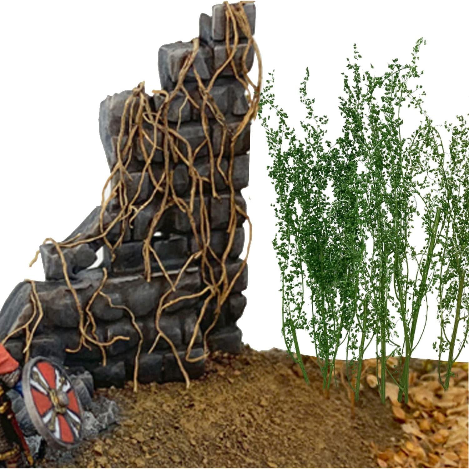 Arbustos Miniatura Cayway Verde para Modelismo 10x10 cm