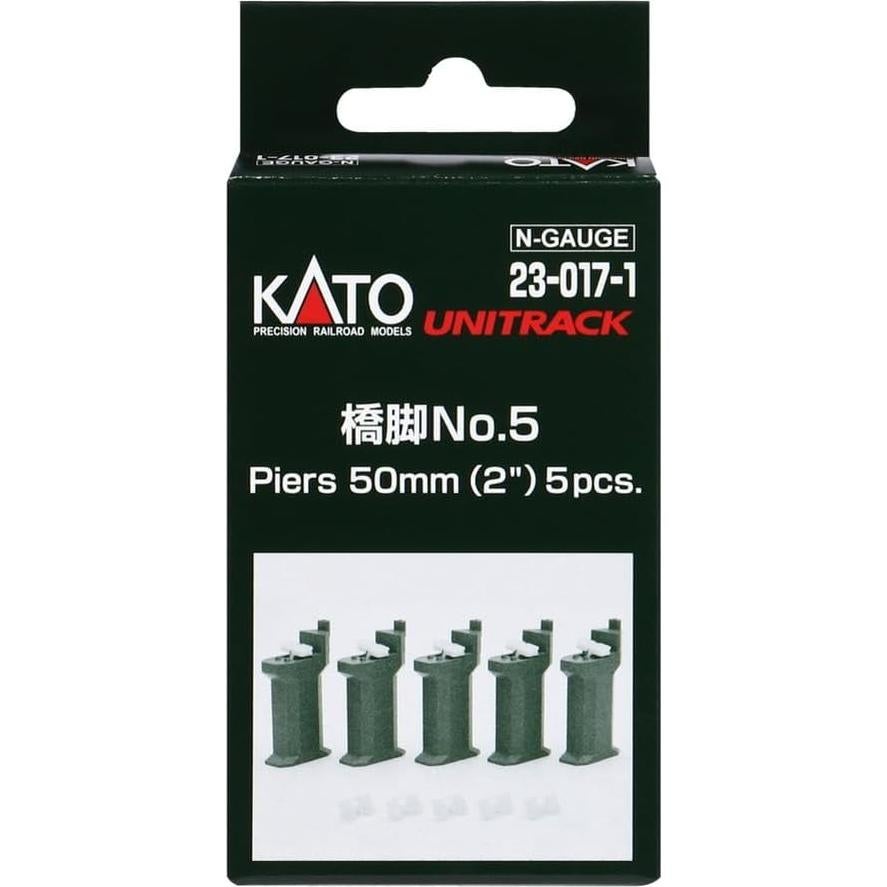 Patas de Puente KATO N Gauge 23-017-1, Paquete de 5