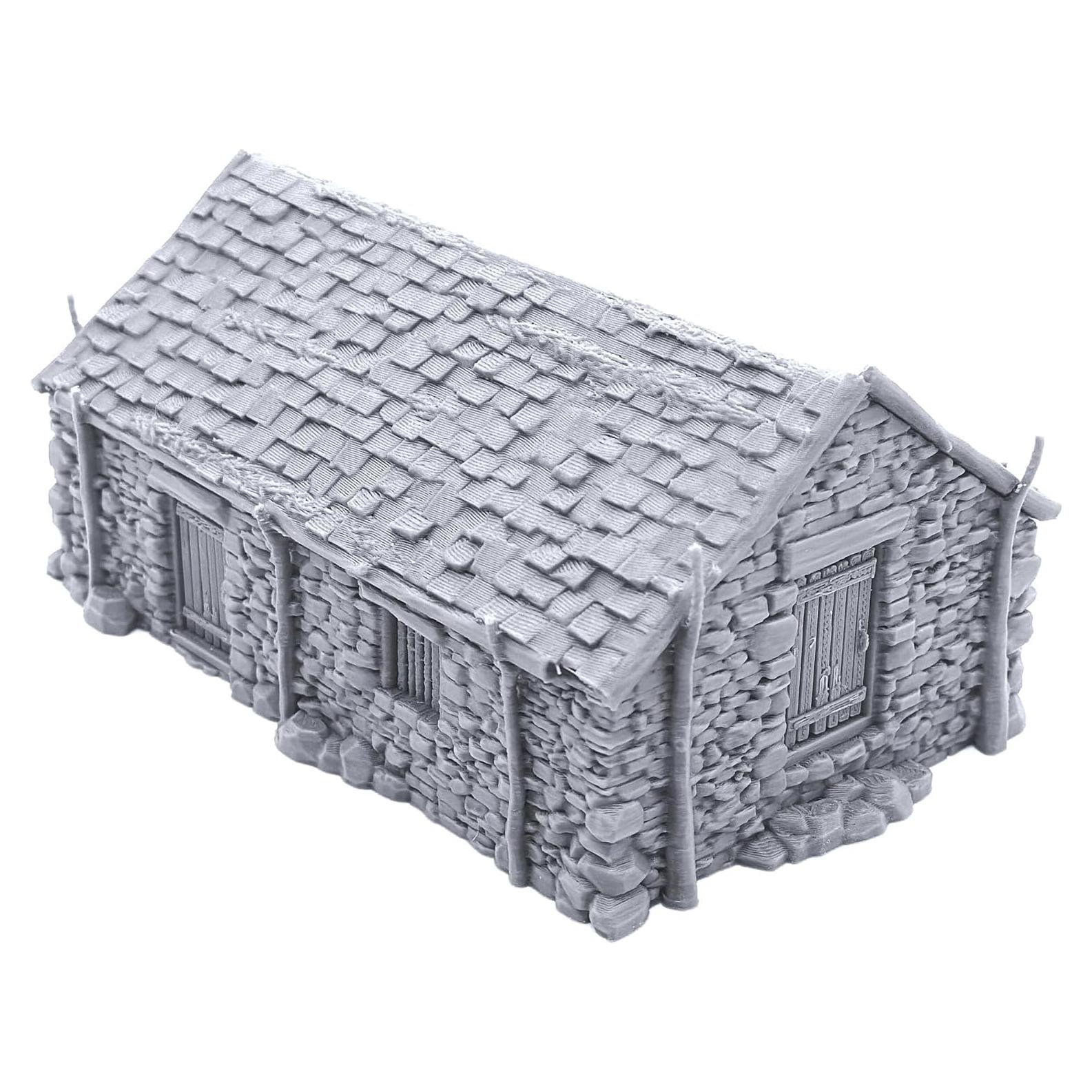 EnderToys Granero de Piedra Escenografía 3D para RPG 28mm