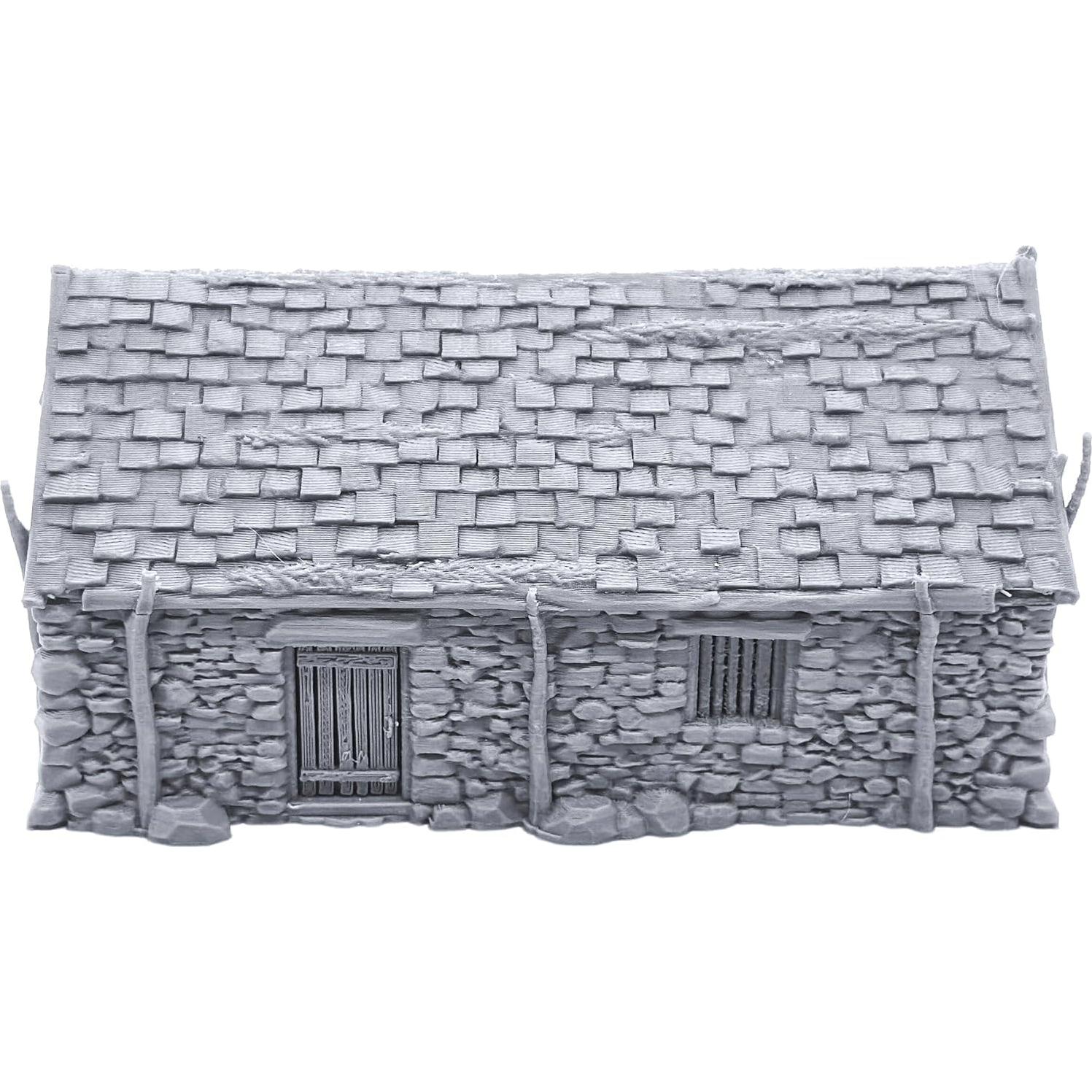 EnderToys Granero de Piedra Escenografía 3D para RPG 28mm