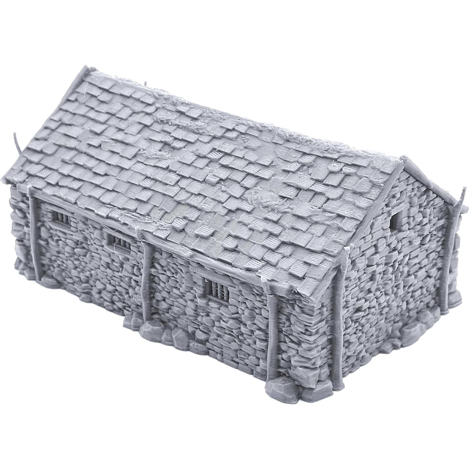 EnderToys Granero de Piedra Escenografía 3D para RPG 28mm