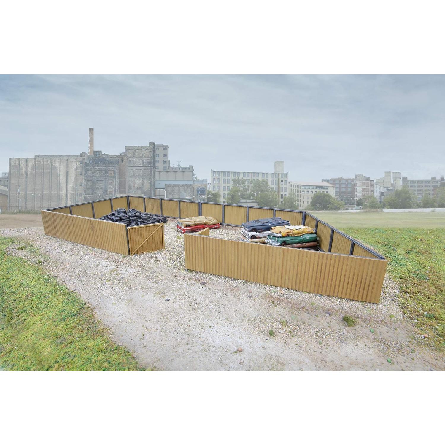 Kit de cerca corrugada Walthers 1.25" (3.1 cm) escala HO