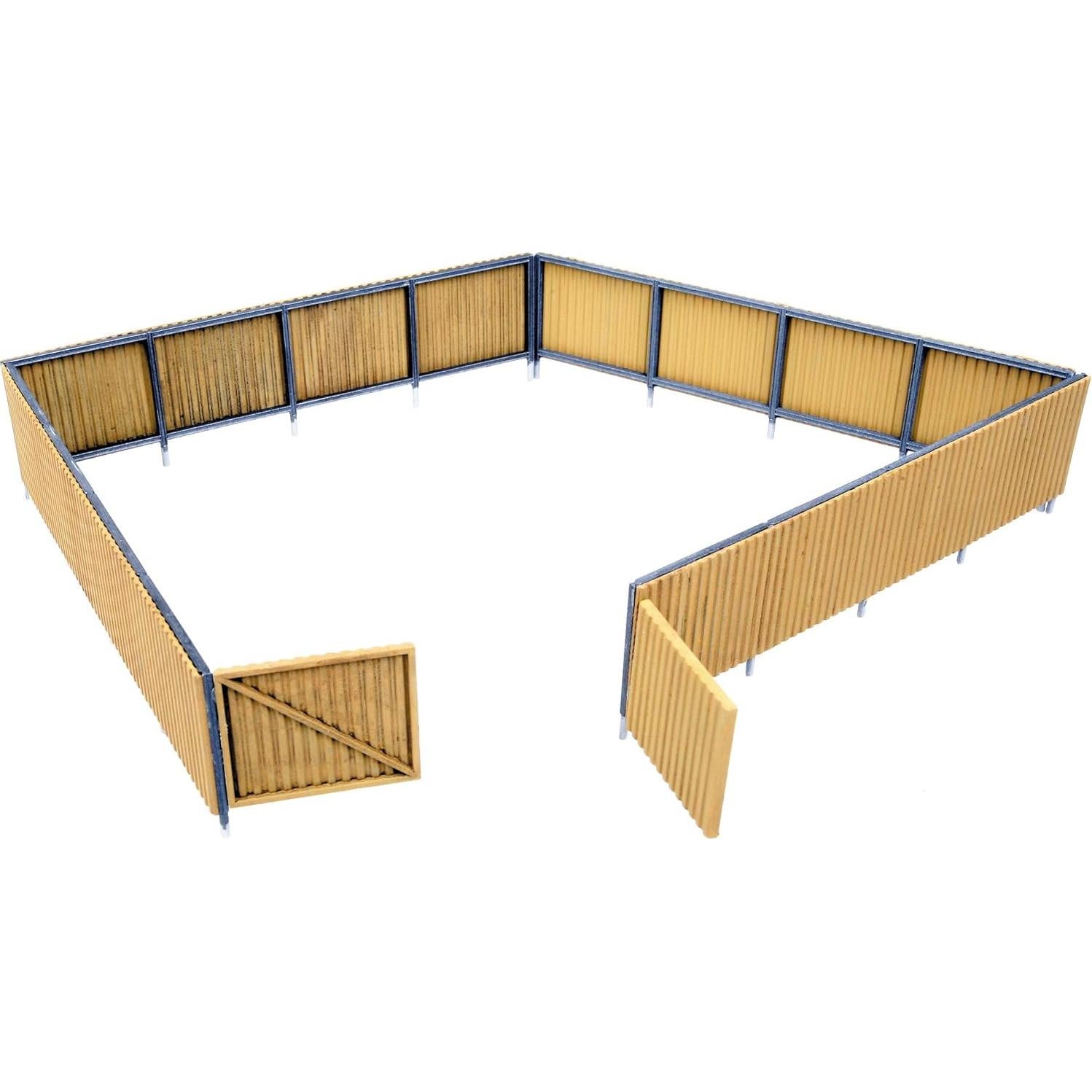 Kit de cerca corrugada Walthers 1.25" (3.1 cm) escala HO