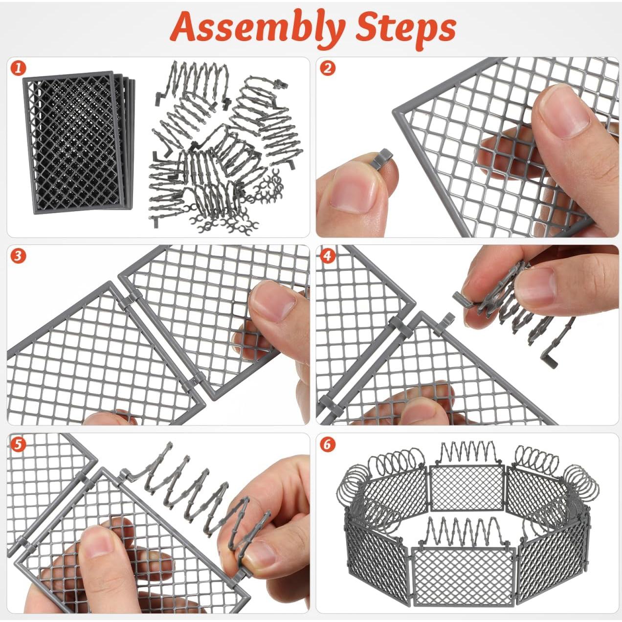 Juego de juguetes de cerca para niños Ibasenice 9,4x6,2 cm