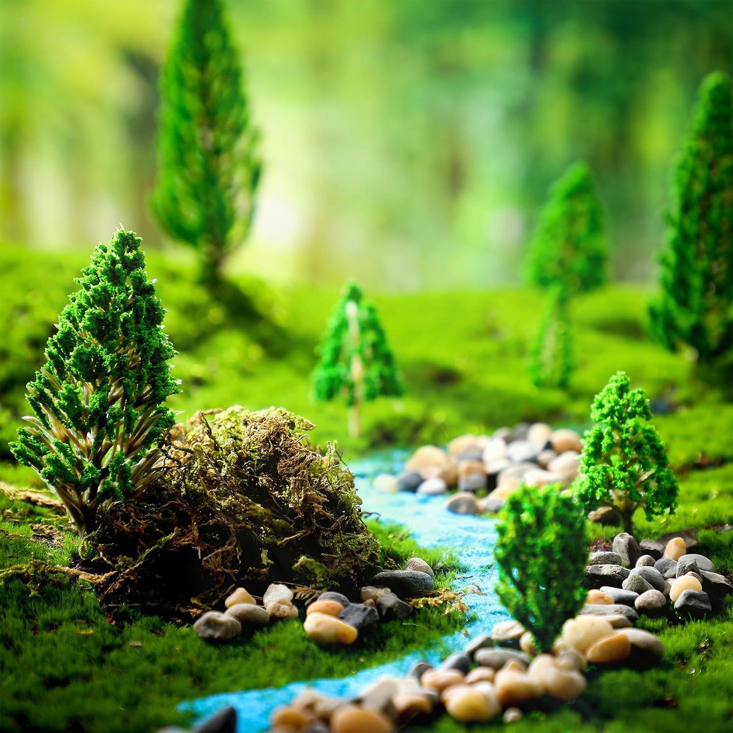 Kit Diorama 40 Piezas Thiccywoov 32 Árboles Miniatura 3-15.75 cm