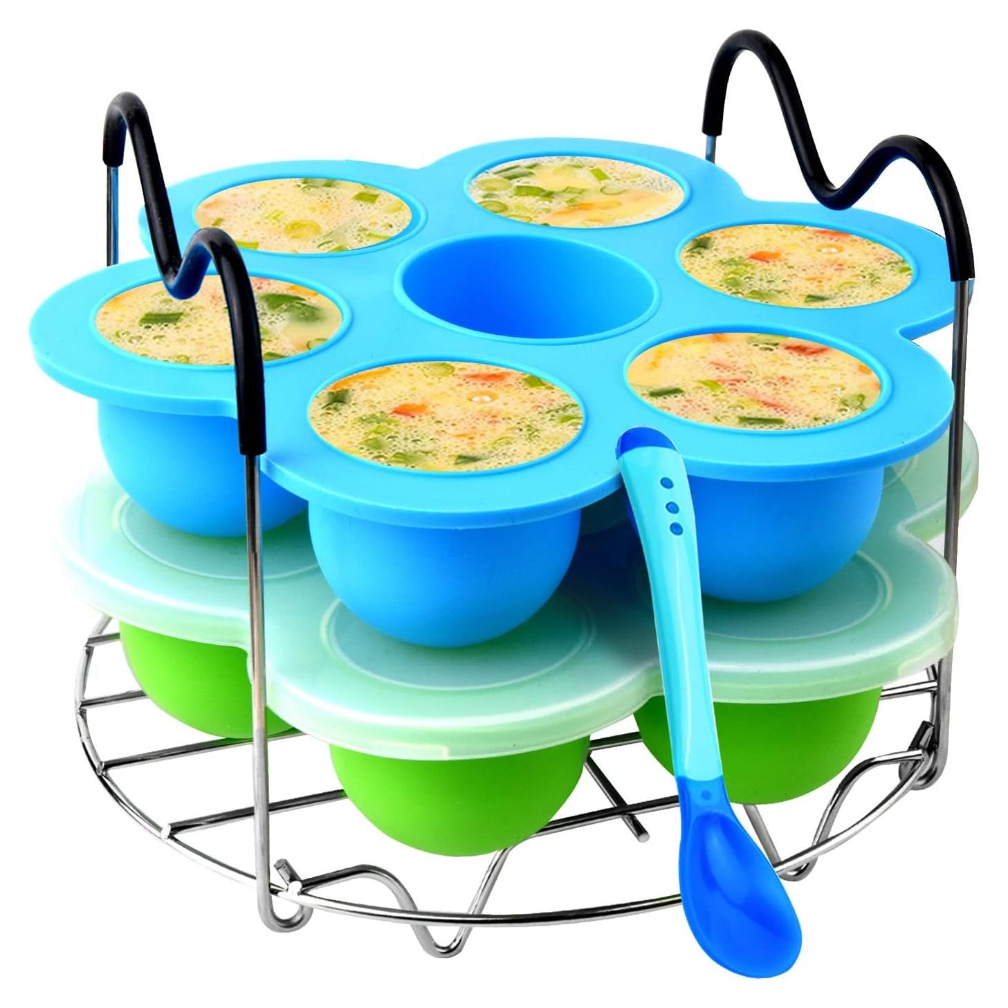 Juego de Moldes de Silicona para Huevos SONGZIMING 4 porciones