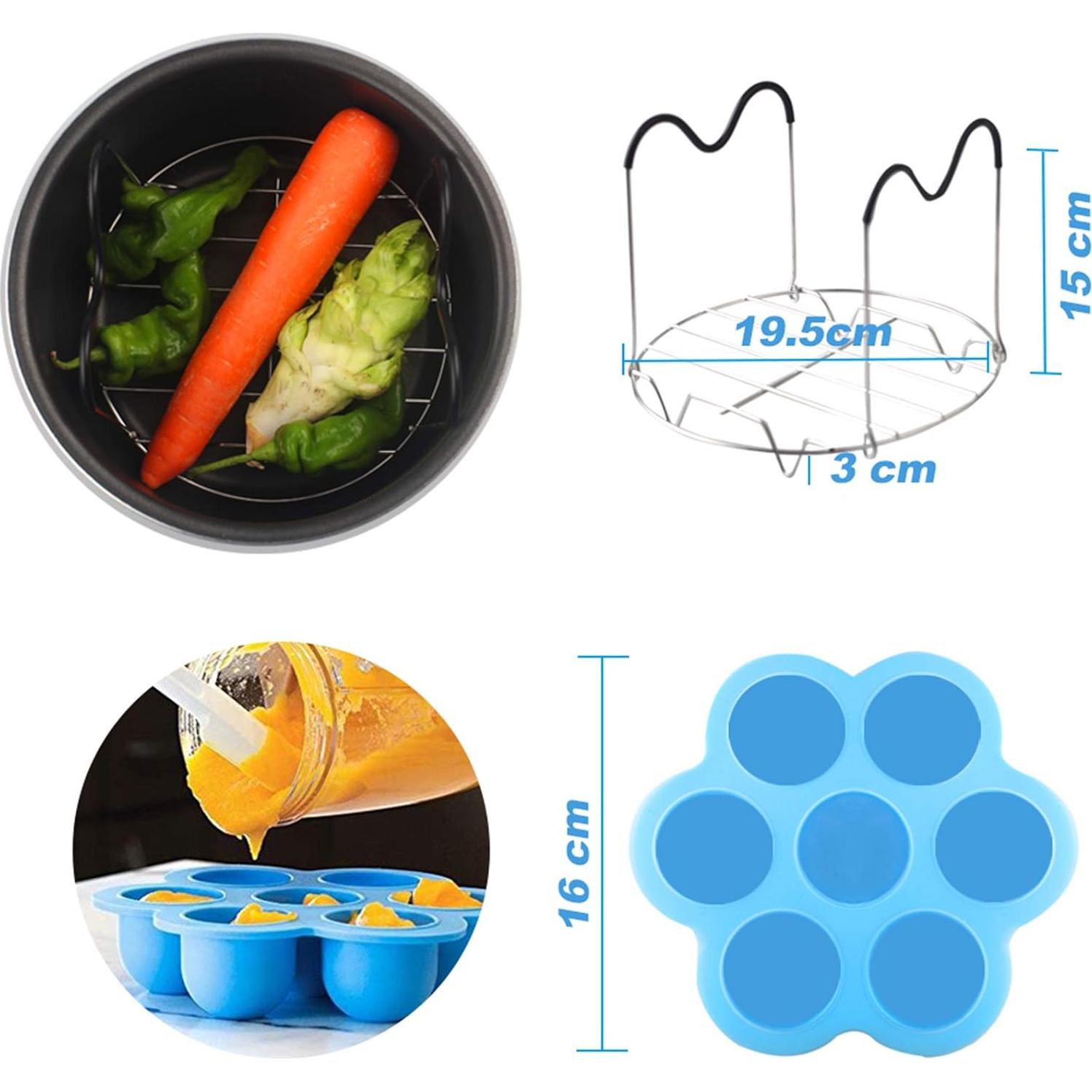 Juego de Moldes de Silicona para Huevos SONGZIMING 4 porciones