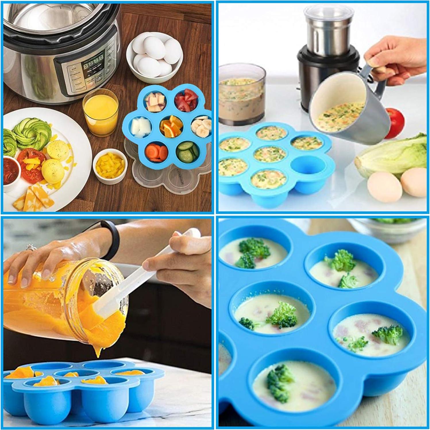 Juego de Moldes de Silicona para Huevos SONGZIMING 4 porciones