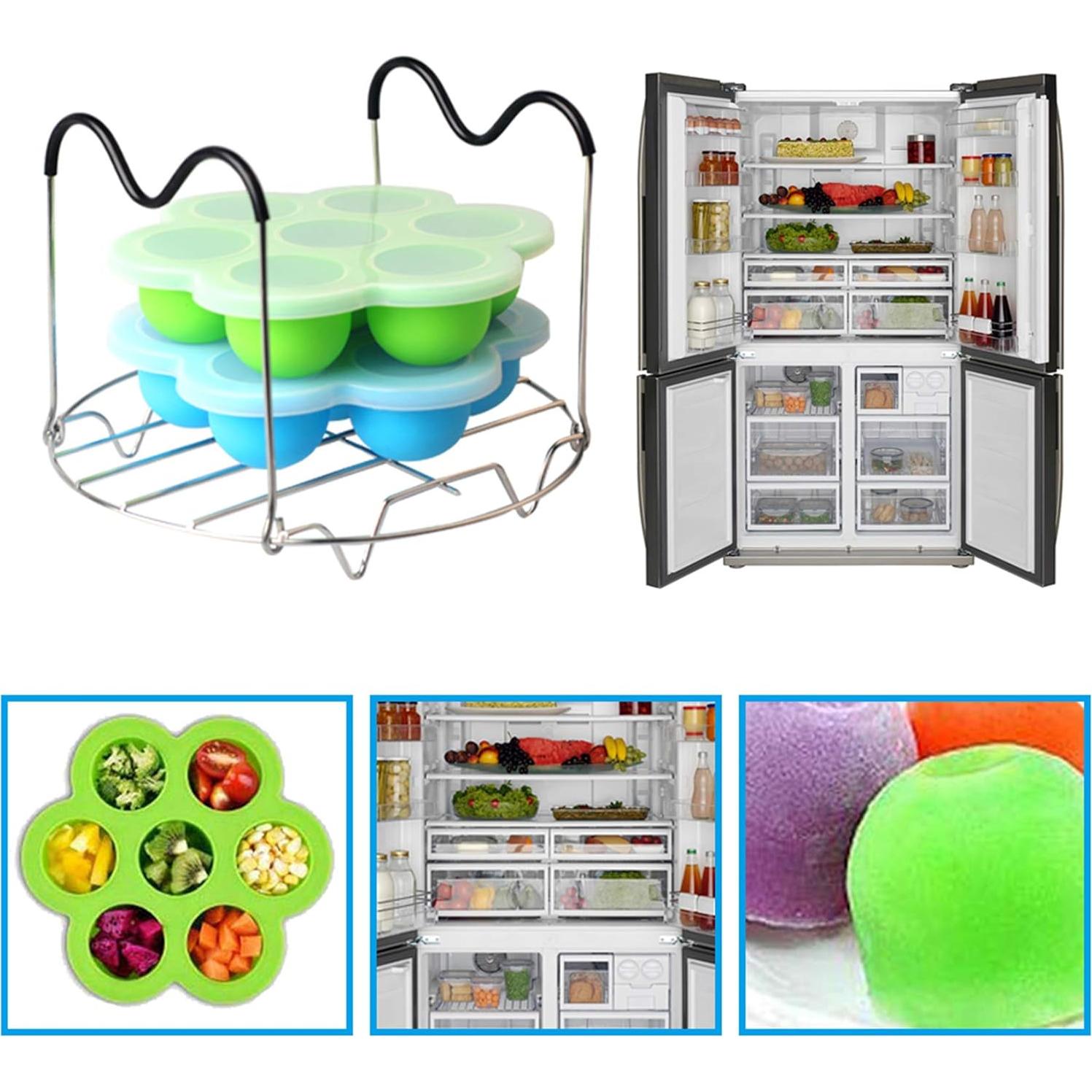 Juego de Moldes de Silicona para Huevos SONGZIMING 4 porciones