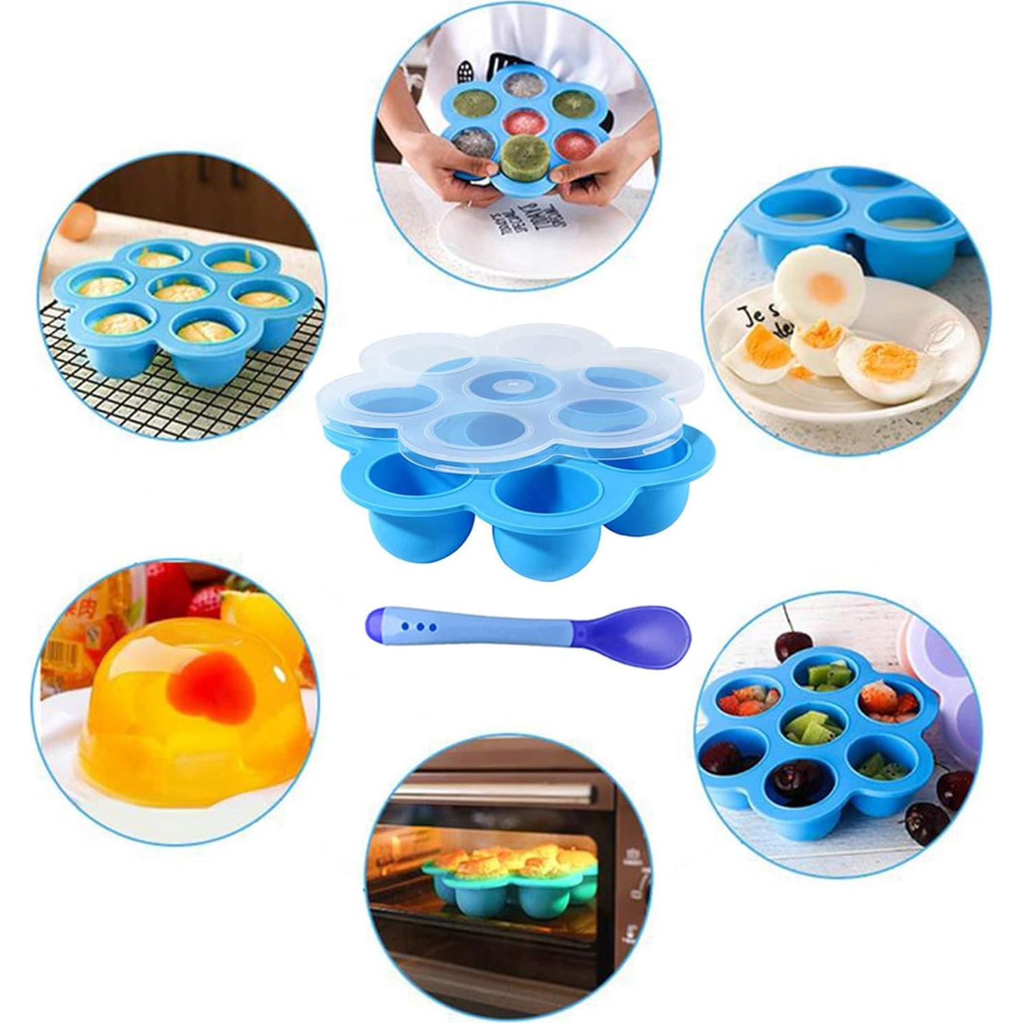 Juego de Moldes de Silicona para Huevos SONGZIMING 4 porciones