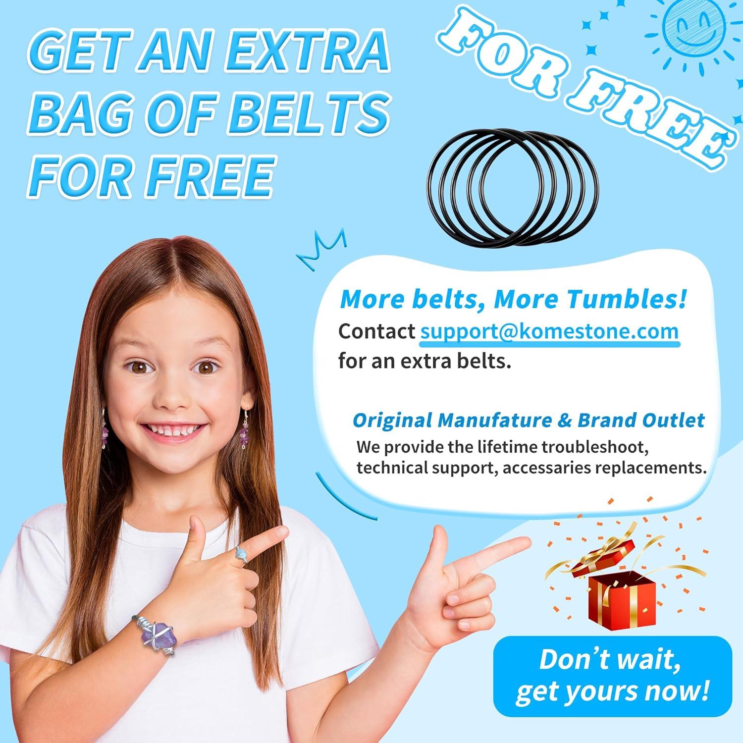 Kit de Pulido de Rocas KomeStone K1 2.5 kg - Digital y Silencioso