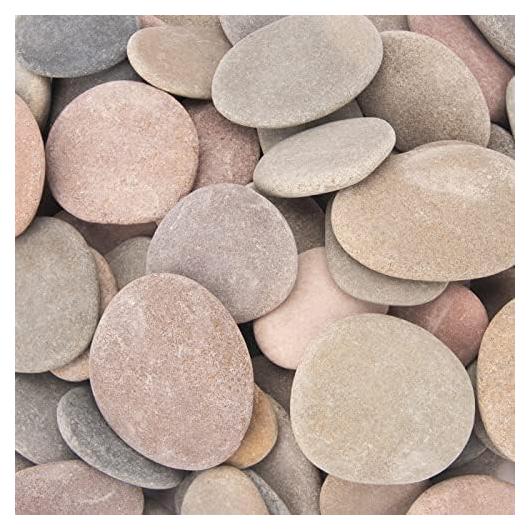 Rocas de Río BLXQI 92-100 PCS 8.25 kg 5-8.4 cm para Pintar