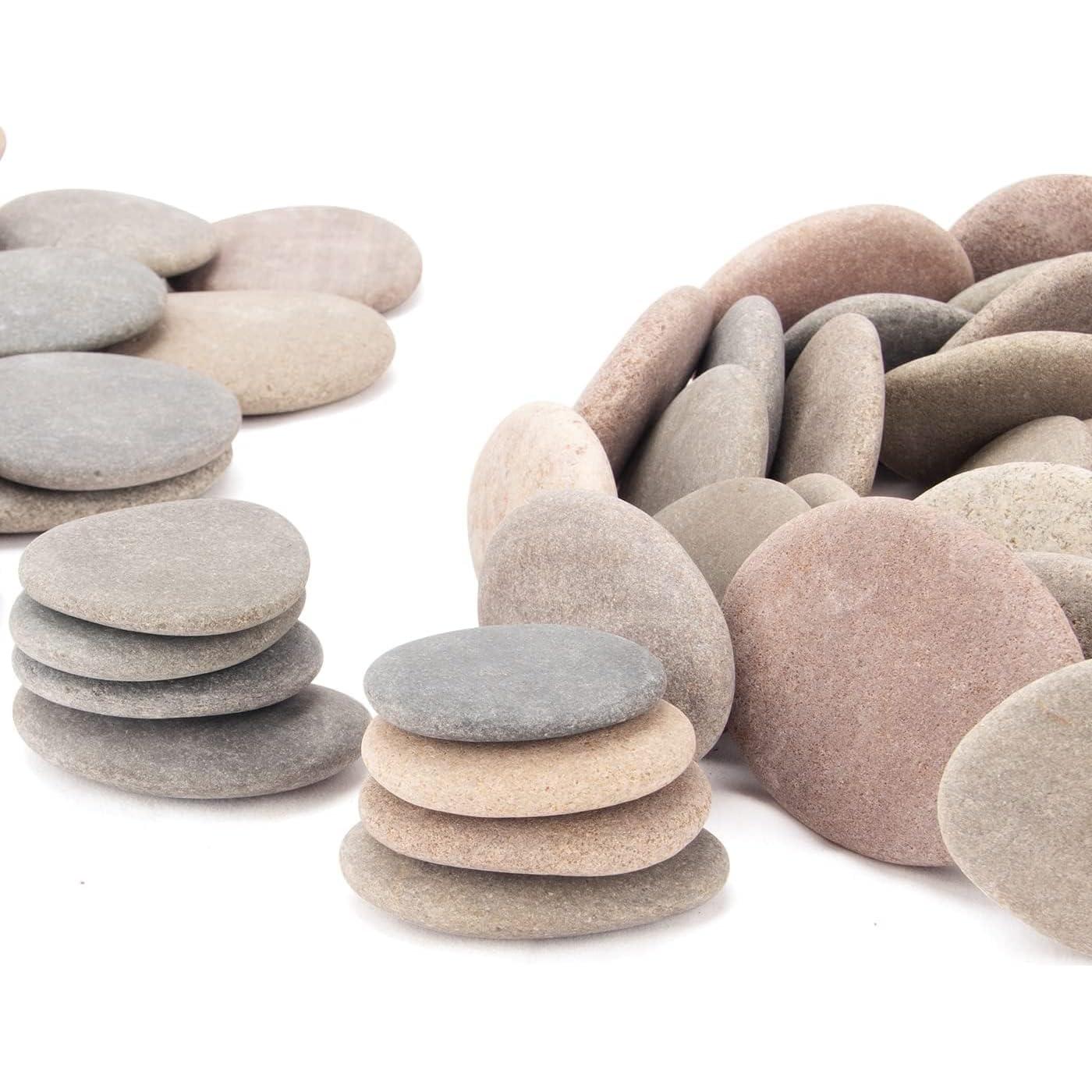 Rocas de Río BLXQI 92-100 PCS 8.25 kg 5-8.4 cm para Pintar