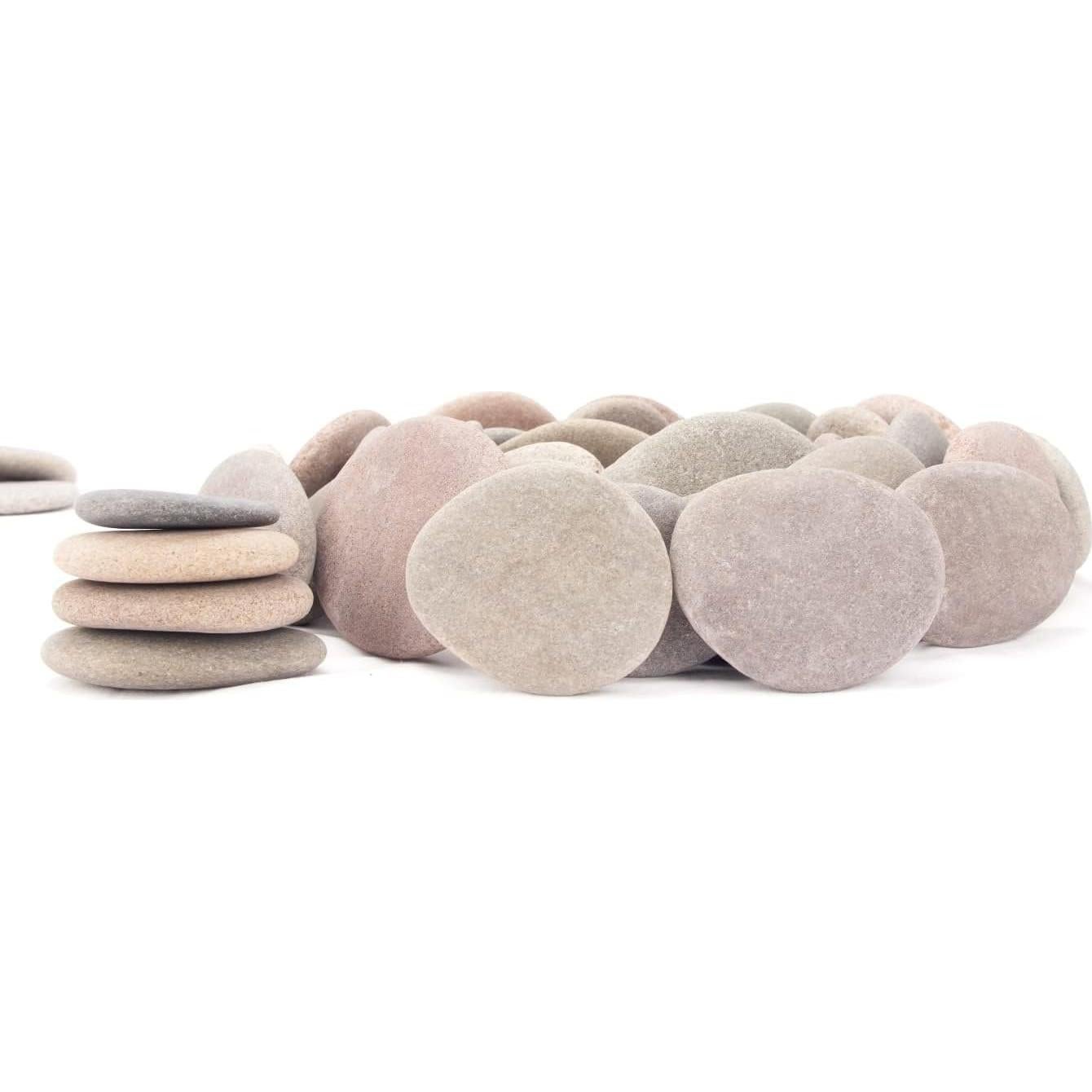 Rocas de Río BLXQI 92-100 PCS 8.25 kg 5-8.4 cm para Pintar