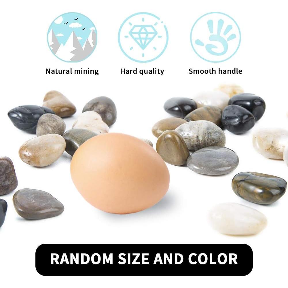 Grava Pulida OUPENG 0.90 kg Piedras Decorativas Mixtas