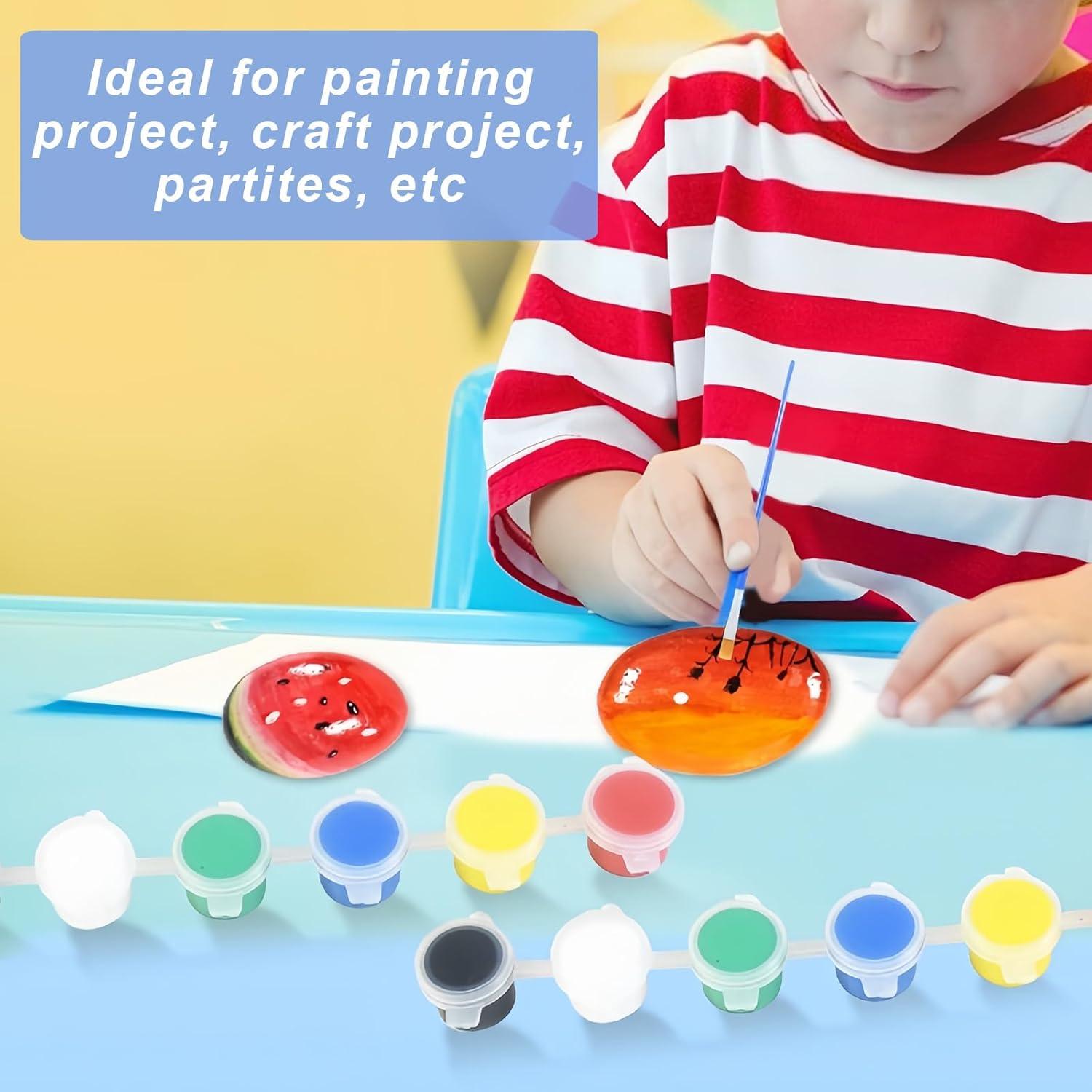 80 Pcs River Rocks for Painting, 1.2-2 Inch River Rocks Caft Rocks for Arts Multi-Color Painting Rocks for Kids Project, Crafts and Family DIY Project