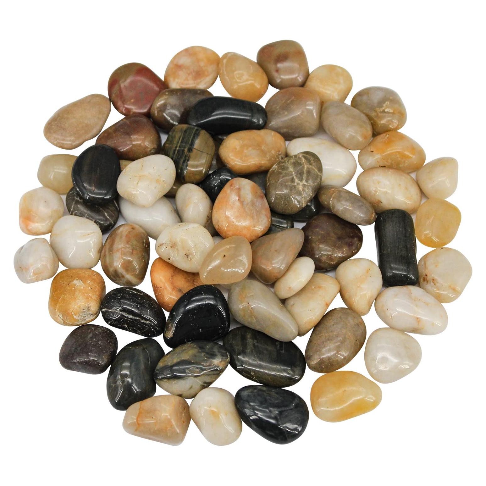 Piedras decorativas VIREKM 0.5-1.2cm 1 libra color mezclado