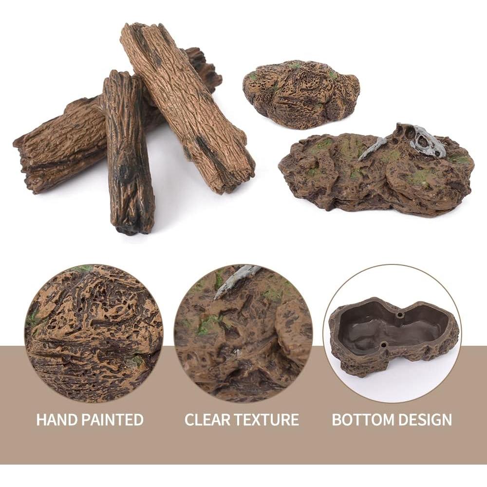 Juego de Adornos de Jardín de Hadas HUIANER 7pcs Miniaturas