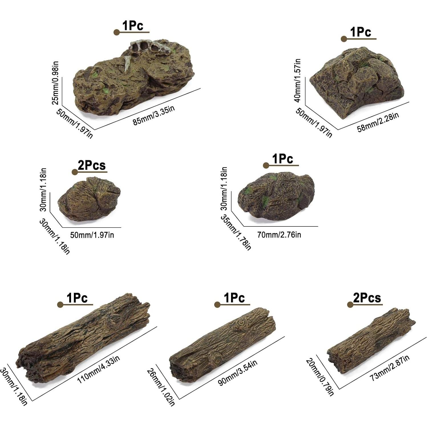 Tallo de Árbol Artificial Evemodel WZ01 para Jardín