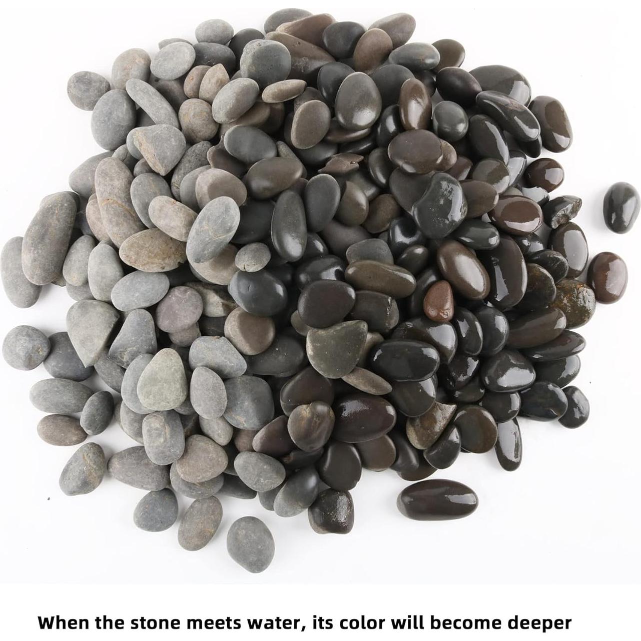 Piedras Naturales de Río 8,16 kg para Jardín CJGQ