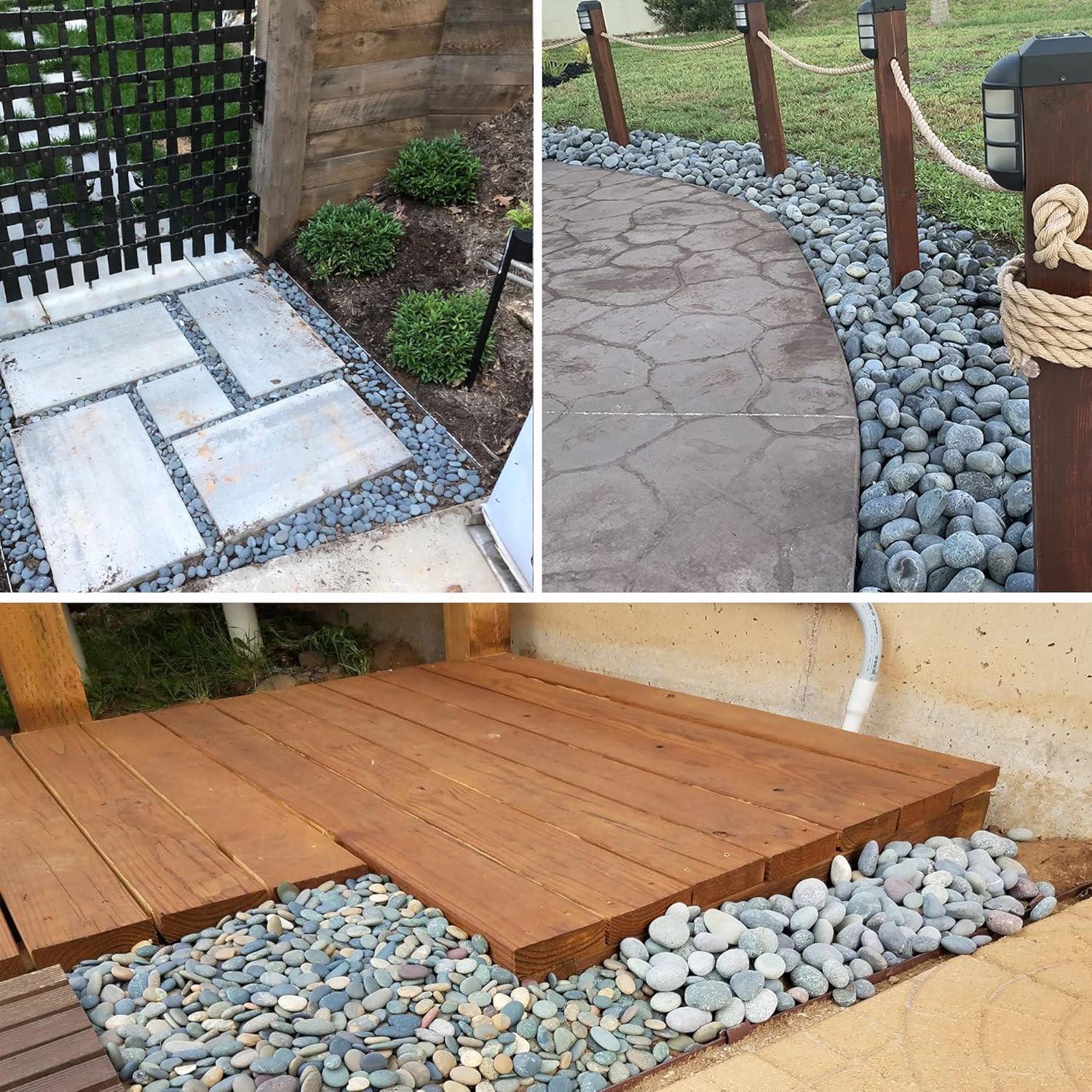 Piedras Naturales de Río 8,16 kg para Jardín CJGQ