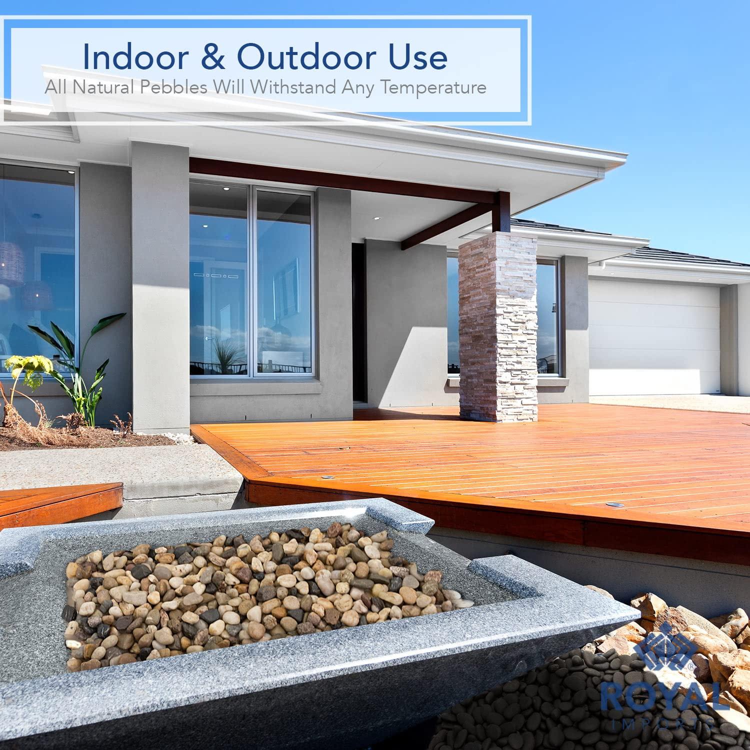 Piedras de Río Decorativas Royal Imports 2.27kg Natural