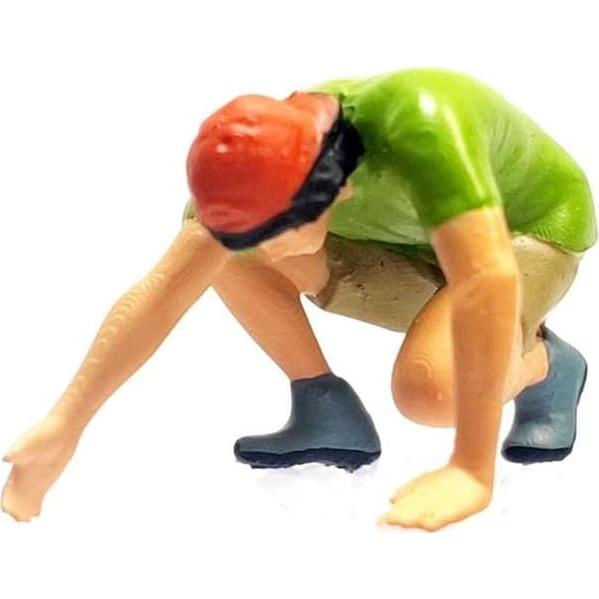Figuras de Escalada en Roca Pintadas a Mano 1:64 Vaveren - 3 Pcs