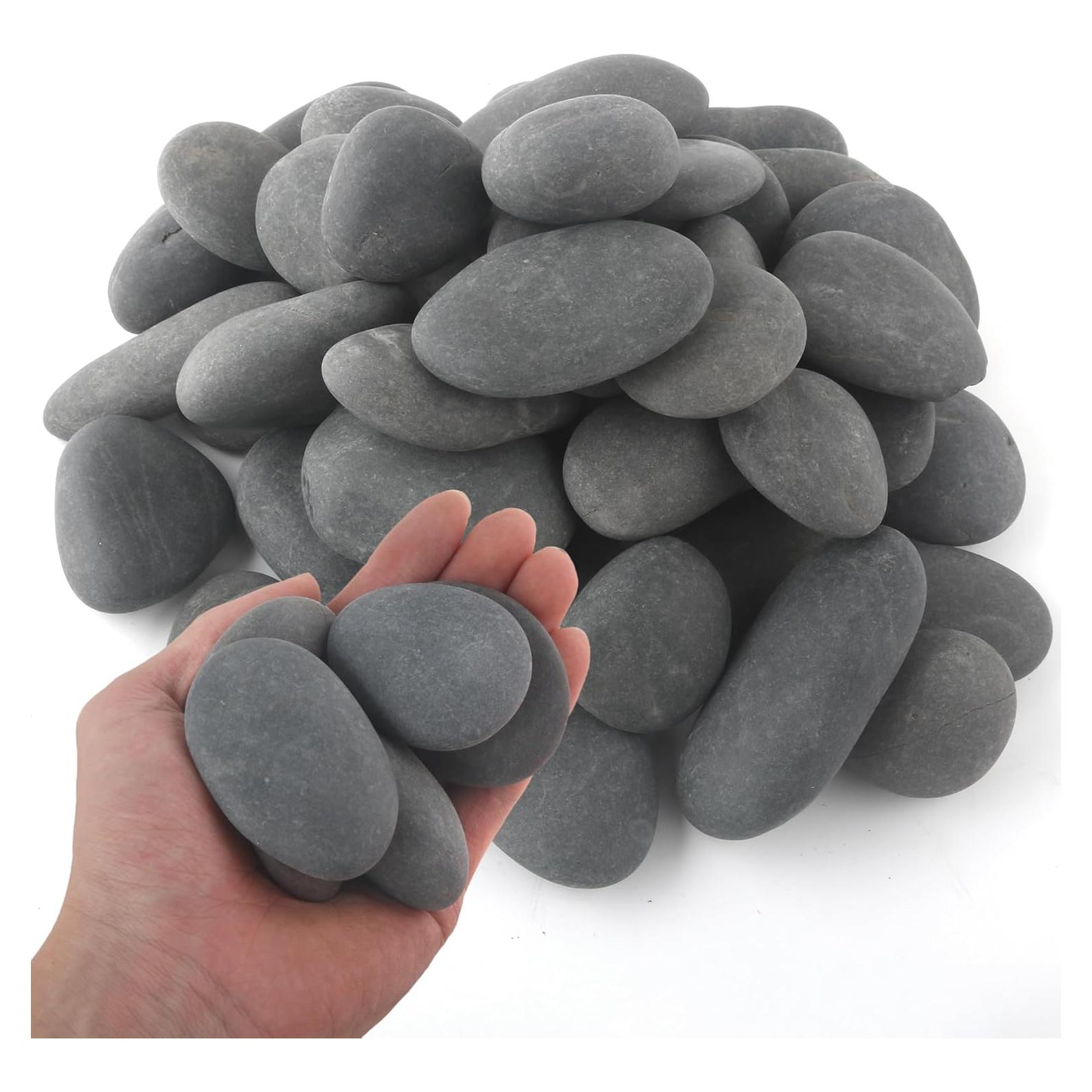 Piedras de Playa Mexicanas Naturales 2,27 kg para Jardín