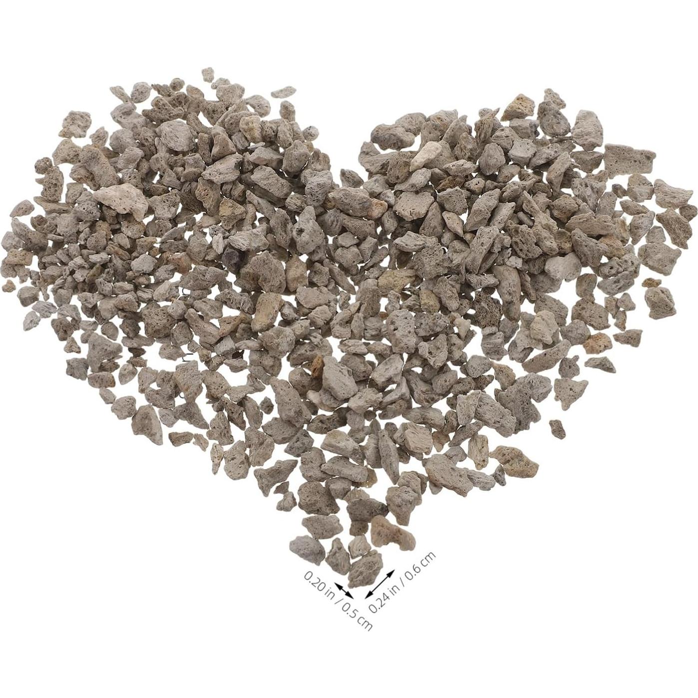 Homoyoyo 1Bag Miniature Garden Scenery Decorative Rocks Lightweight Natural Stones for Railway Models Tabletop Decor for Vases Planters Aquariums