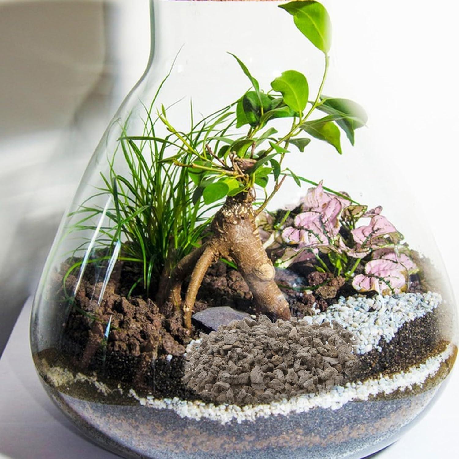 Homoyoyo 1Bag Miniature Garden Scenery Decorative Rocks Lightweight Natural Stones for Railway Models Tabletop Decor for Vases Planters Aquariums