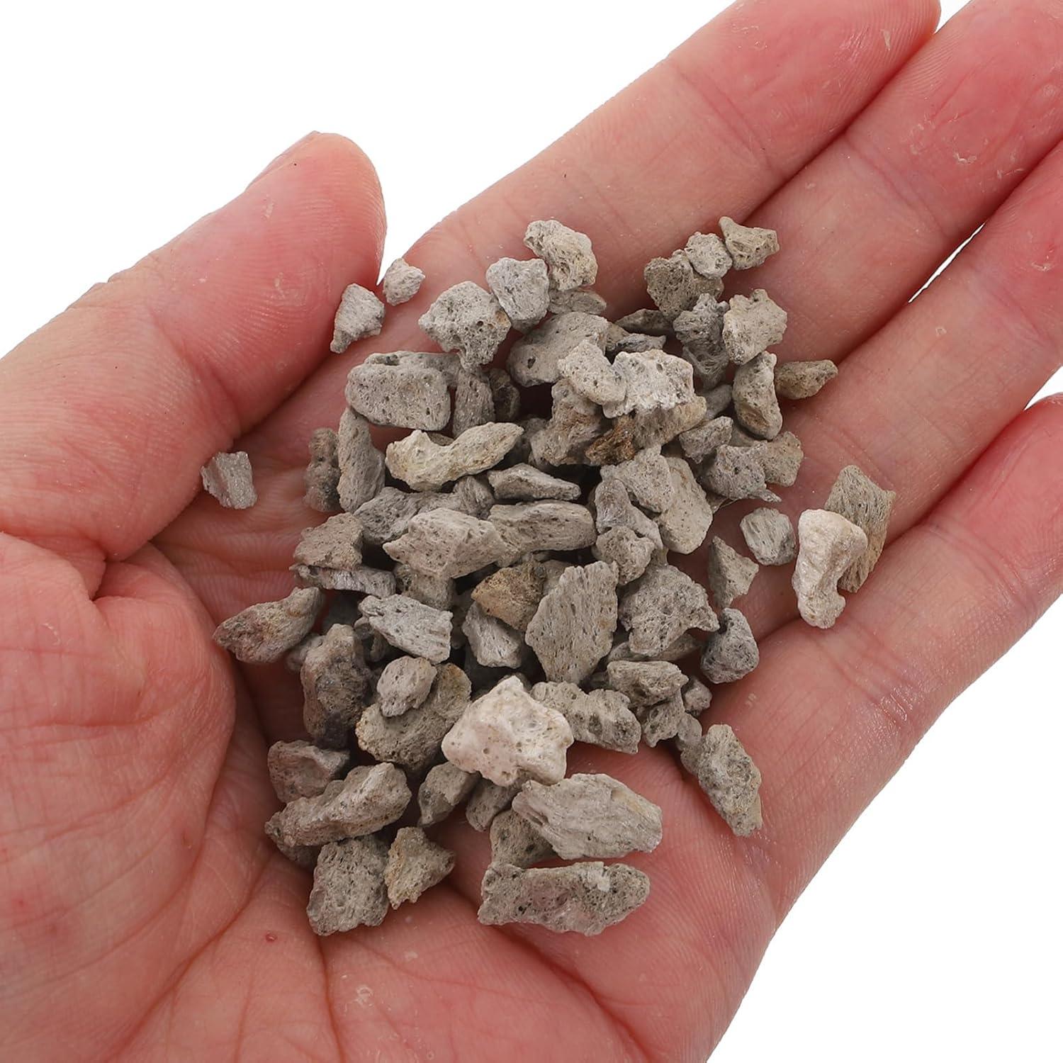 Homoyoyo 1Bag Miniature Garden Scenery Decorative Rocks Lightweight Natural Stones for Railway Models Tabletop Decor for Vases Planters Aquariums