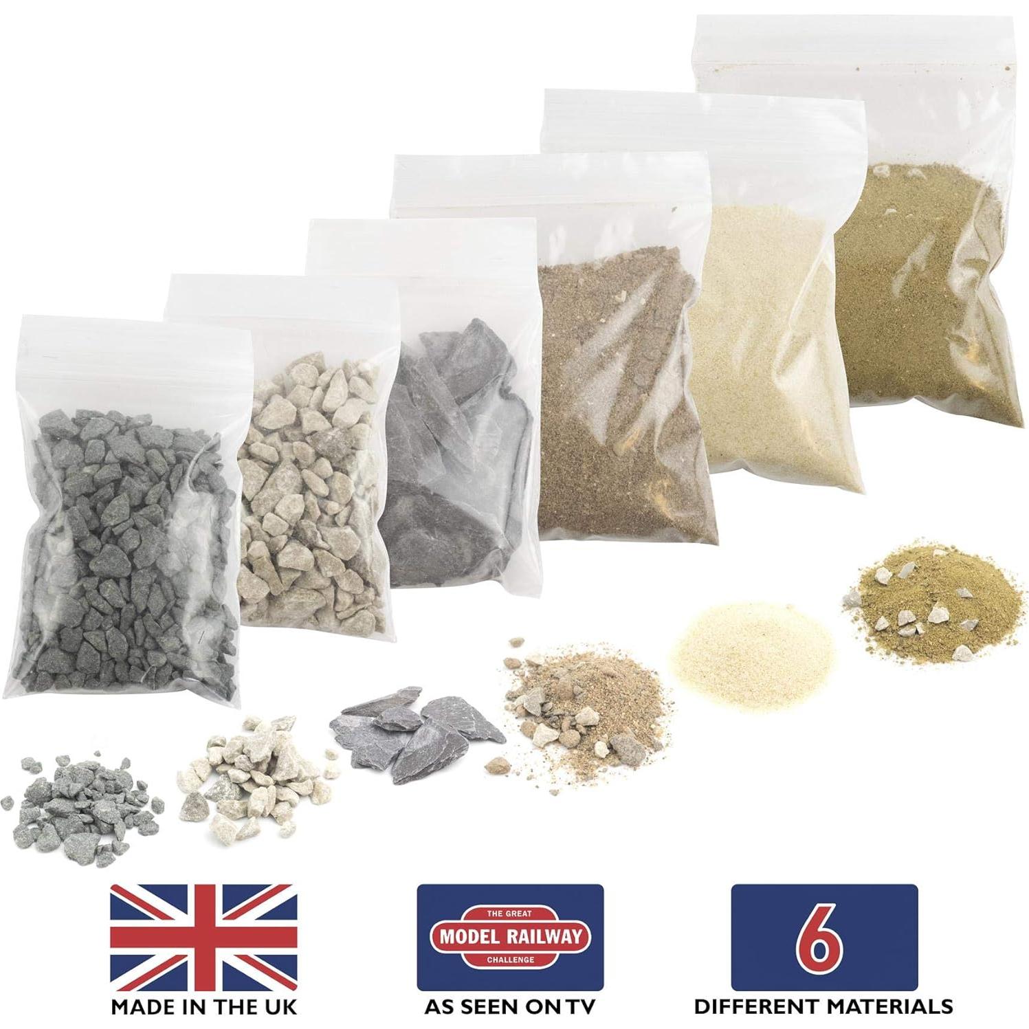 Kit de Basing de Miniaturas de Arena WWS War World Scenics