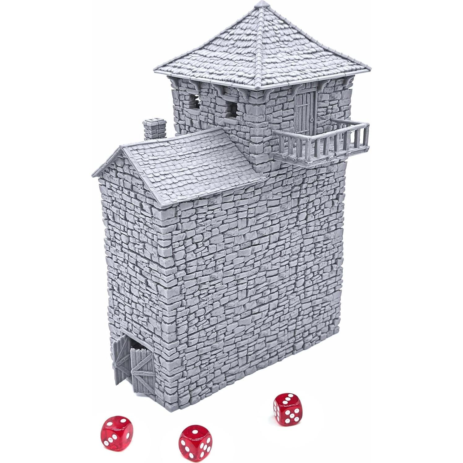 Escenografía Impresa 3D EnderToys Black Rock Keep 28mm