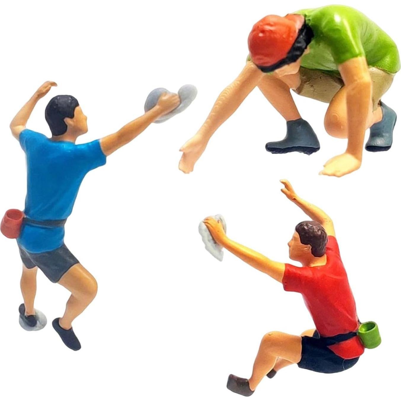 Adorno de escritorio figuras escalada 1/64 Predolo 3 piezas