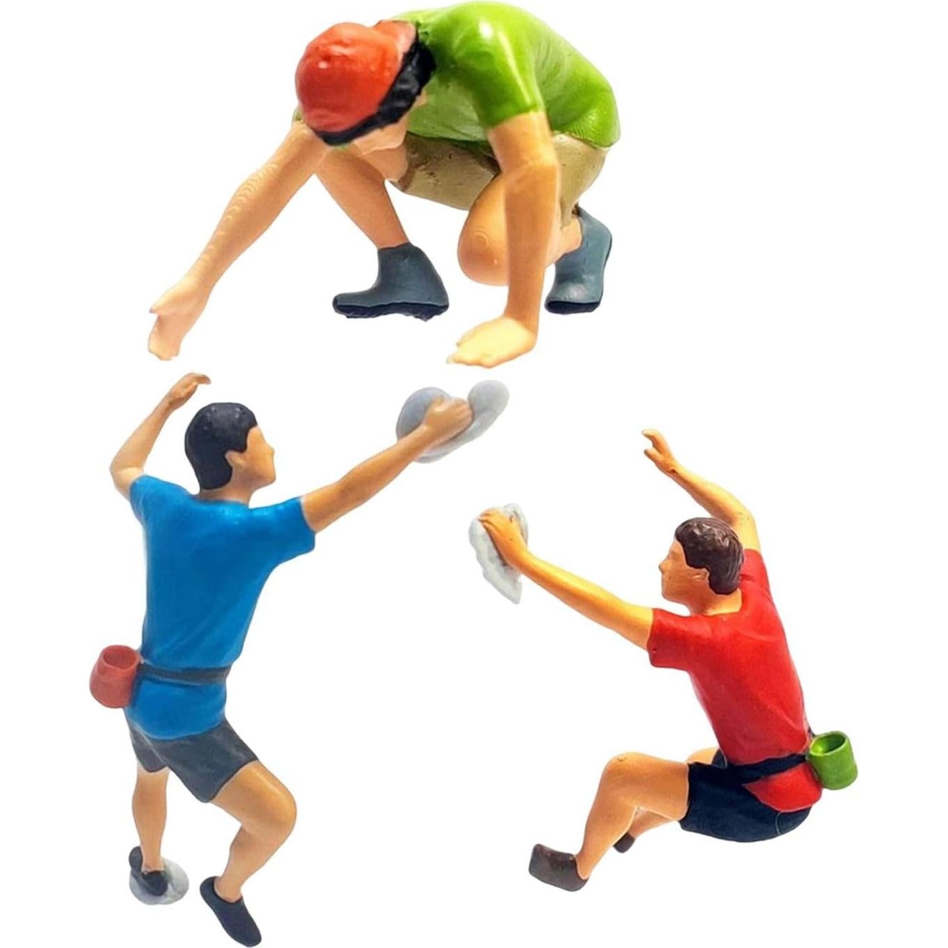 Adorno de escritorio figuras escalada 1/64 Predolo 3 piezas